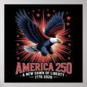 アメリカ建国250周年 ポスター (正面)