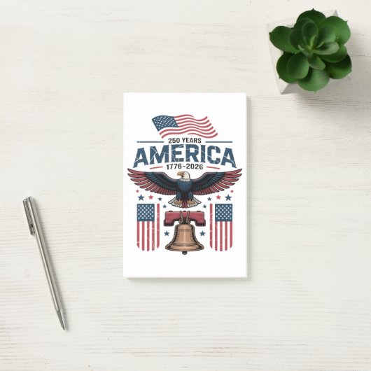 アメリカ建国250周年 ポストイット (オフィス)