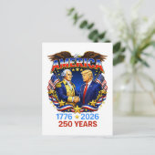 アメリカ建国250周年 ポストカード (スタンド正面)