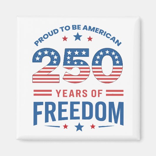 アメリカ建国250周年 マグネット (正面)