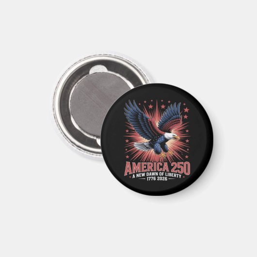 アメリカ建国250周年 マグネット (正面/裏面)