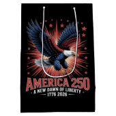 アメリカ建国250周年 ミディアムペーパーバッグ (裏面)