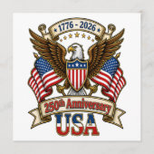 アメリカ建国250周年 メニュー (正面)
