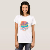 アメリカ建国250周年 ヤシの木 Tシャツ (正面フル)