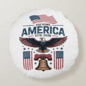 アメリカ建国250周年 ラウンドクッション (裏面)
