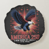 アメリカ建国250周年 ラウンドクッション (裏面)