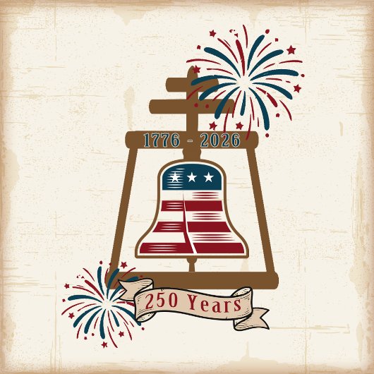 アメリカ建国250周年 リバーサイド・レインクロス Tシャツ
