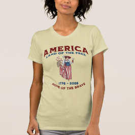 アメリカ建国250周年 ヴィンテージアメリカ 1776-2026 Tシャツ