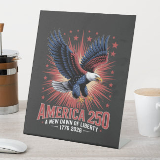 アメリカ建国250周年 台座サイン