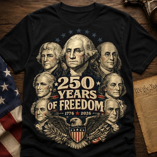 アメリカ建国250周年 愛国者デザイン Tシャツ