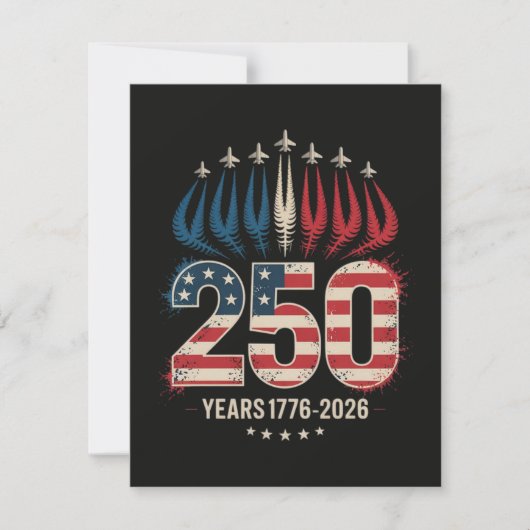 アメリカ建国250周年 招待状 (正面)