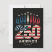アメリカ建国250周年 招待状 (裏面)