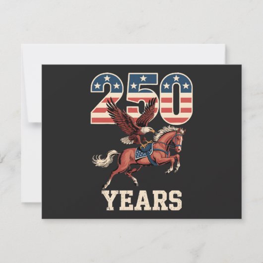 アメリカ建国250周年 招待状 (正面)