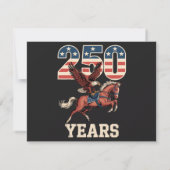 アメリカ建国250周年 招待状 (裏面)