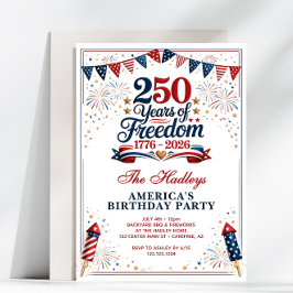 アメリカ建国250周年 招待状