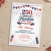 アメリカ建国250周年 招待状