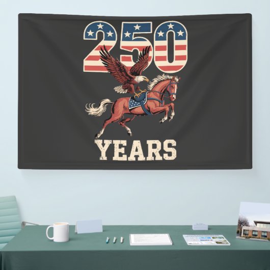 アメリカ建国250周年 横断幕 (トレードショー)