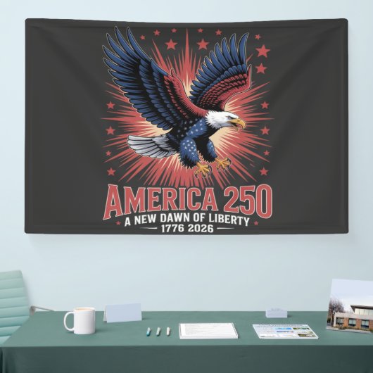 アメリカ建国250周年 横断幕 (トレードショー)