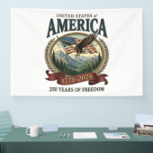 アメリカ建国250周年 横断幕 (トレードショー)