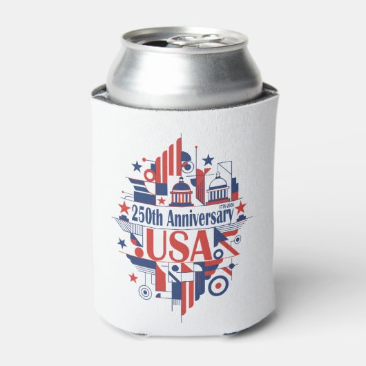 アメリカ建国250周年 缶クーラー (缶正面)