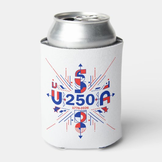 アメリカ建国250周年 缶クーラー (缶正面)
