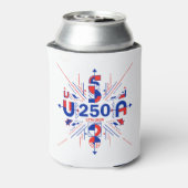 アメリカ建国250周年 缶クーラー (缶裏面)