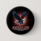 アメリカ建国250周年 缶バッジ (正面)