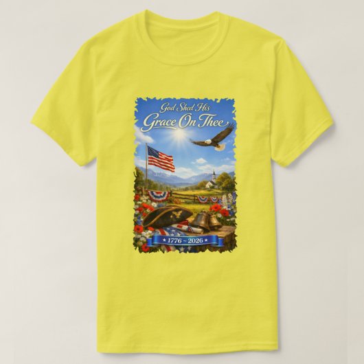 アメリカ建国250周年 -15 Tシャツ (デザイン正面)