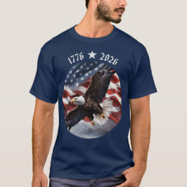 アメリカ建国250周年 1776-2026 イーグル Tシャツ