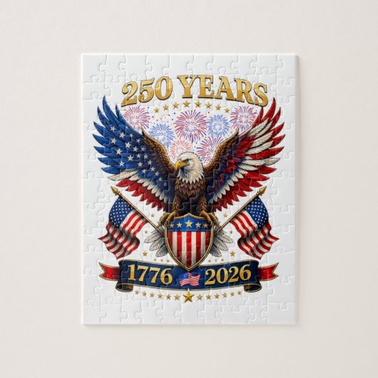 アメリカ建国250周年 1776-2026 ジグソーパズル (縦)