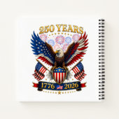 アメリカ建国250周年 1776-2026 ノートブック (裏面)
