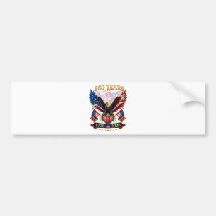 アメリカ建国250周年 1776-2026 バンパーステッカー