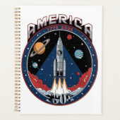 アメリカ建国250周年 1776 2026 プランナー手帳 (正面)