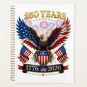 アメリカ建国250周年 1776-2026 プランナー手帳 (正面)