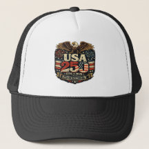 アメリカ建国250周年 1776-2026 愛国トラッカーズハット