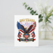 アメリカ建国250周年 1776-2026 招待状 (スタンド正面)