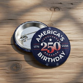 アメリカ建国250周年 1776-2026 缶バッジ