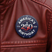 アメリカ建国250周年 1776-2026 缶バッジ