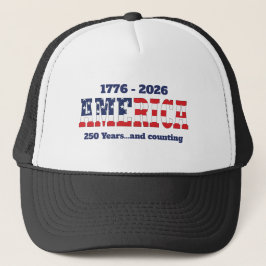 アメリカ建国250周年 1776-2026 記念コピーデザイン キャップ