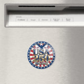 アメリカ建国250周年 1776-2026 USA 250 マグネット (インサイチュ (食洗機))