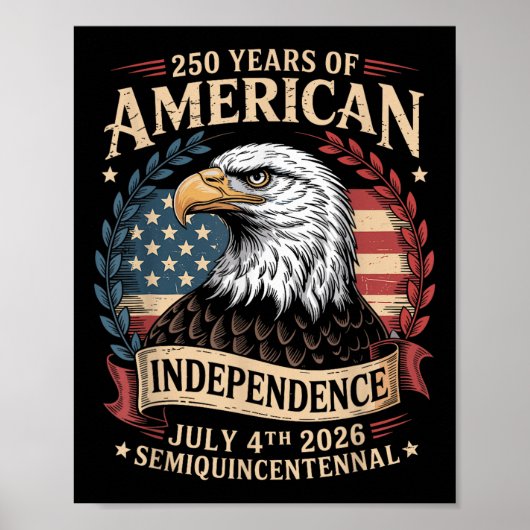 アメリカ建国250周年 250年 アメリカ ポスター (正面)