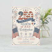 アメリカ建国250周年 7月4日パーティー 招待状 (スタンド正面)
