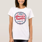 アメリカ建国250周年 7月4日パーティー Tシャツ (正面)