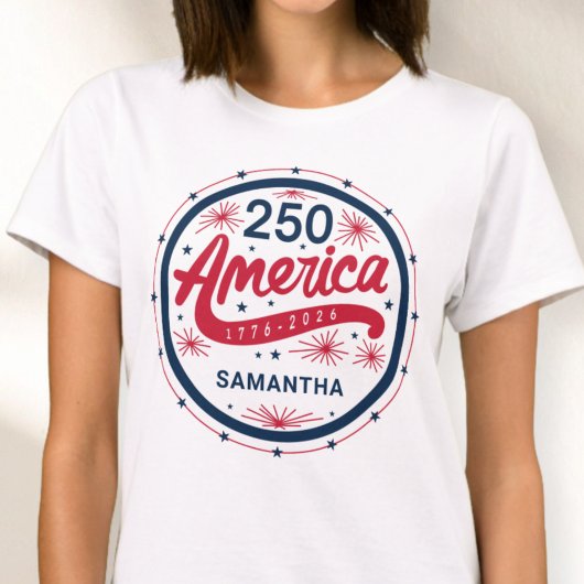 アメリカ建国250周年 7月4日パーティー Tシャツ