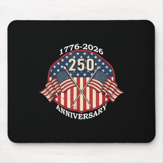 アメリカ建国250周年 7月4日 マウスパッド (正面)