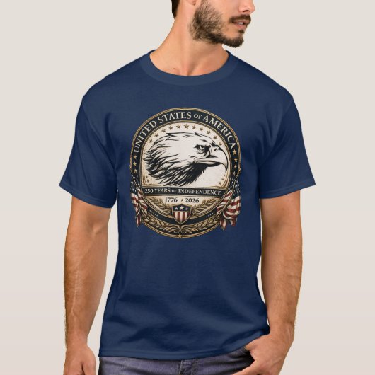 アメリカ建国250周年 Tシャツ (正面)