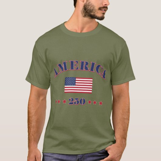 アメリカ建国250周年 Tシャツ (正面)