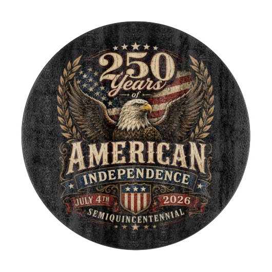 アメリカ建国250周年 usa カッティングボード (正面)