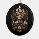 アメリカ建国250周年 usa セラミックオーナメント (左)