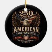 アメリカ建国250周年 usa セラミックオーナメント (裏面)